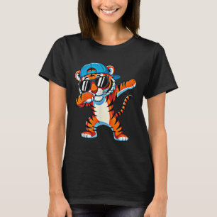 Snygg Dabbing Tiger Kläder Söt Djur Män Flickor B T Shirt