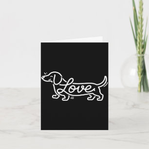 Snygg dachshund-design för män kvinnor wienerhund kort