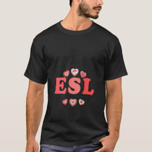 Snygg dag för att lära sig engelska ESL-lärare Val T Shirt