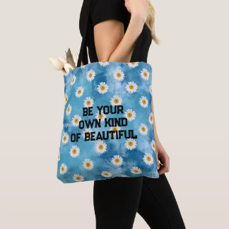 Snygg Daisy Blommönstret Vattenfärg Tote bag Tygkasse