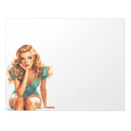 Snygg Dam Anteckningsblock