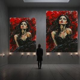 Snygg Dam Canvastryck