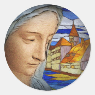 Snygg Dam, Marie Runt Klistermärke