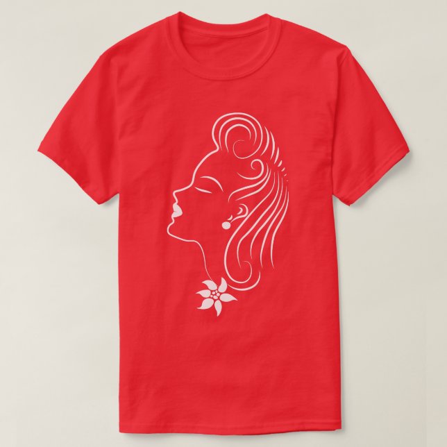 Snygg Dam T Shirt (Design framsida)