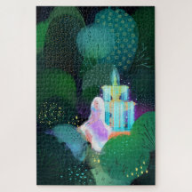 Snygg Dam vid Garden Fontän