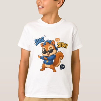Snygg dansande ekorre - hip hop från sida till sid t shirt