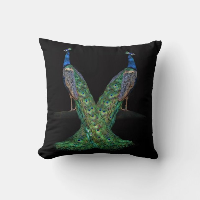 Snygg Decor Peacock Dekorativ kudde (Framsida)