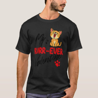 Snygg deklarationskatt romantisk kärlek Alla hjärt T Shirt
