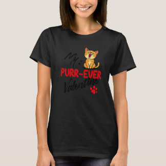 Snygg deklarationskatt romantisk kärlek Alla hjärt T Shirt
