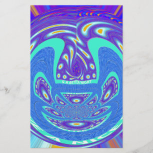 Snygg design av vektorkonst i cyan blue kaleidosco