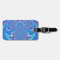 Snygg design av vektorkonst i cyan blue kaleidosco