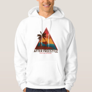 Snygg design efter frestyle retro silhuet hoodie