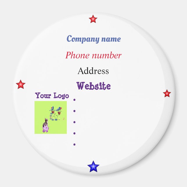 Snygg design för dig magnet (Framsidan)