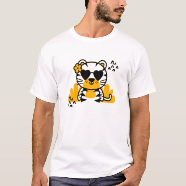 Snygg design för katter kärlek t shirt (Framsida)