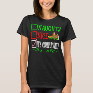 Snygg, det är komplicerad julklapp t shirt