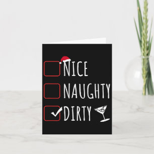 Snygg Dirty Funny jul Dirty Martini Kort