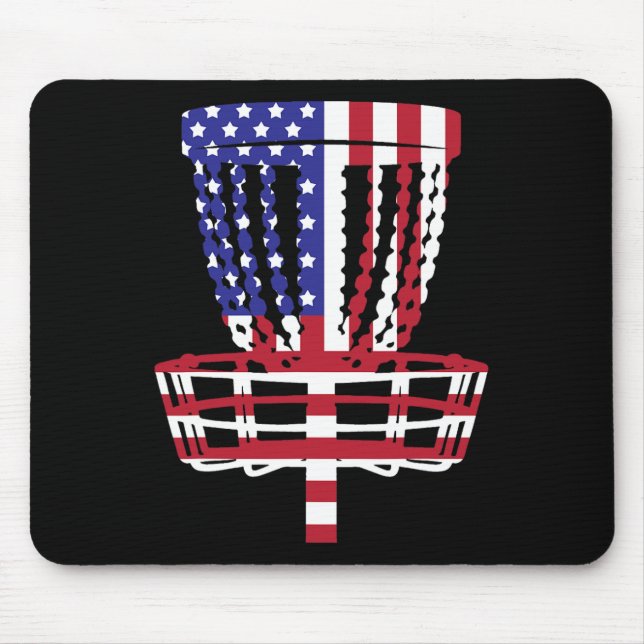 Snygg Discgolfdesign För Män Kvinnor Barn Discgolf Musmatta (Framsidan)