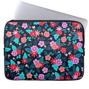Snygg Ditsy-Blommigt - Background-56676 Laptop Fodral