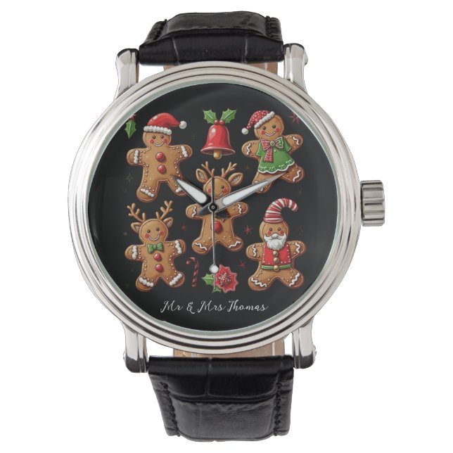 Snygg doft av Gingertea Cookies Festive Armbandsur (Framsida)