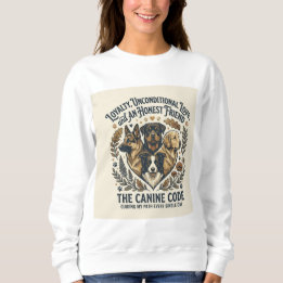 Snygg "Dog Mom"-tröja för kvinnor | Mysigt present T Shirt