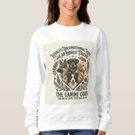 Snygg "Dog Mom"-tröja för kvinnor | Mysigt present T Shirt