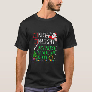 Snygg dotter fick mig att göra julsöt t shirt