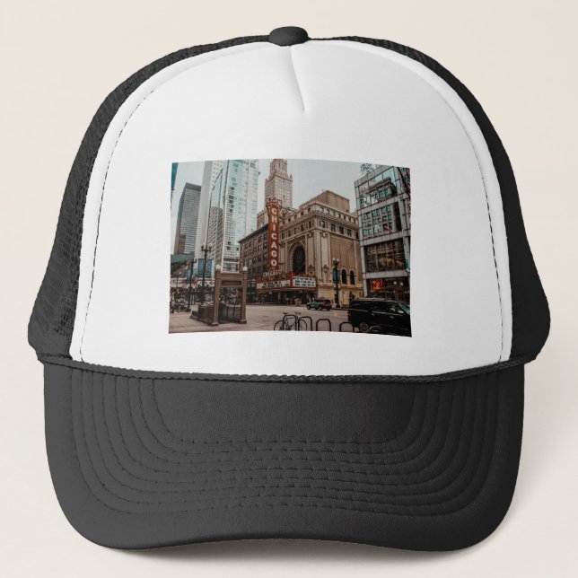 Snygg Downtown Chicago Illinois Keps (Framsida)