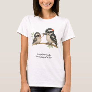 Snygg Downy Woodpecker T Shirt