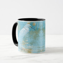 Snygg Egret Shore Bird Mugg