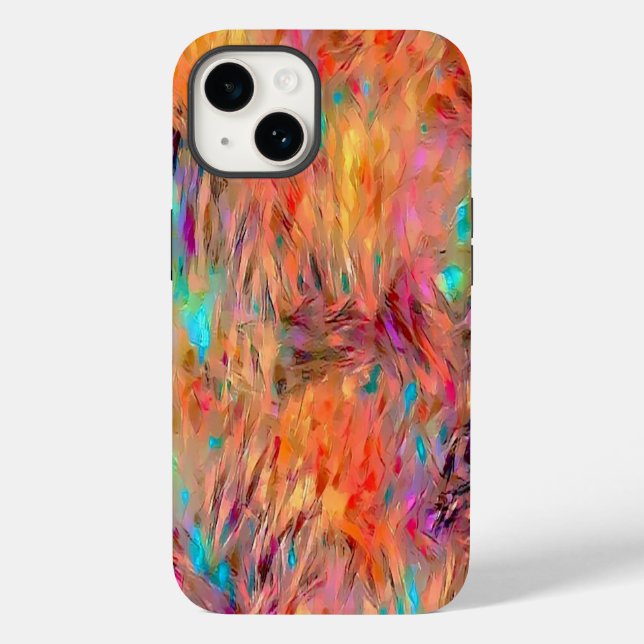 Snygg Elegant Jewel Tones Seamless Mönster (Baksida)