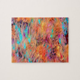 Snygg Elegant Jewel Tones Seamless Mönster Pussel