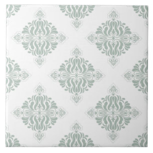 Snygg elegant pastel mönster William Morris Kakelplatta