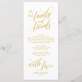 Snygg Elegant Tack för ställe-kortet Program