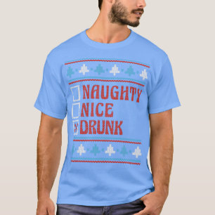 Snygg eller stygg, drunk god jul t shirt