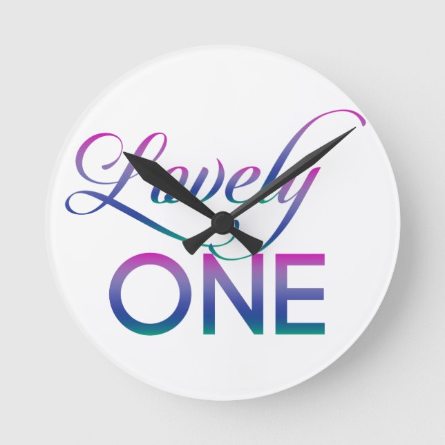 Snygg en rund klocka (Framsida)