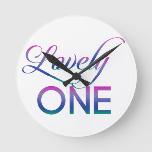 Snygg en rund klocka