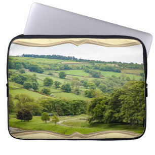 Snygg engelsk Landcape Yorkshire Dales Laptop Fodral