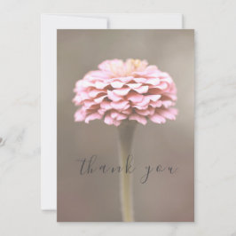 Snygg enkel Rosa Blanka tackkort Tack Kort