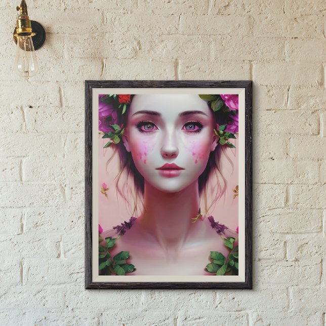 Snygg Etheral Enchanted Woman Fantasy Art Poster (Skapare uppladdad)