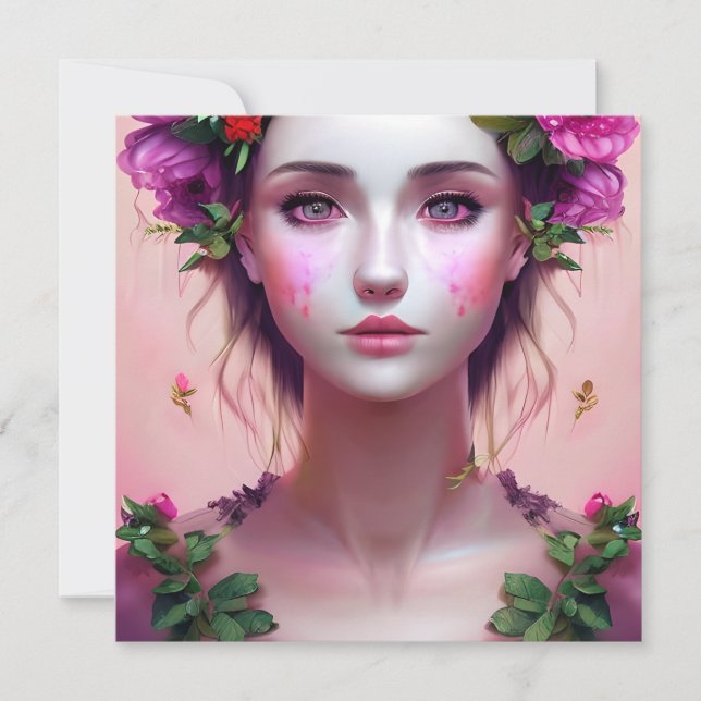 Snygg Etheral Woman Fantasy Art (Framsida)