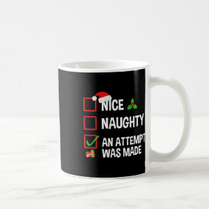 Snygg, ett försök gjordes till en trevlig jul kaffemugg