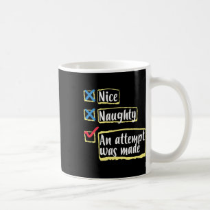 Snygg, ett försök gjordes till en trevlig jul kaffemugg