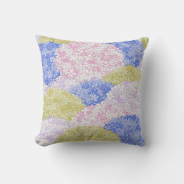 Snygg Fält av Hydrangeas Kudde