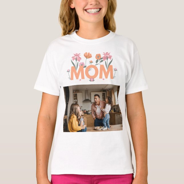 Snygg familj Mamma T-Shirt (Framsida)