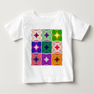 Snygg Fantastisk African Checkated Print mönster Tee