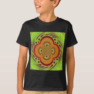 Snygg fantastisk African Mandala Mönster Design T Shirt