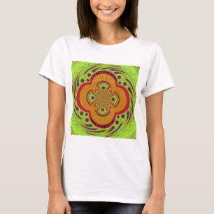 Snygg fantastisk African Mandala Mönster Design Tee