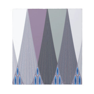 Snygg Fantastisk Chevron Design Art-utskrift Anteckningsblock