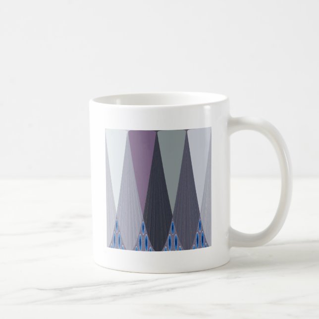 Snygg Fantastisk Chevron Design Art-utskrift Kaffemugg (Höger)