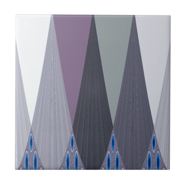 Snygg Fantastisk Chevron Design Art-utskrift Kakelplatta (Framsidan)